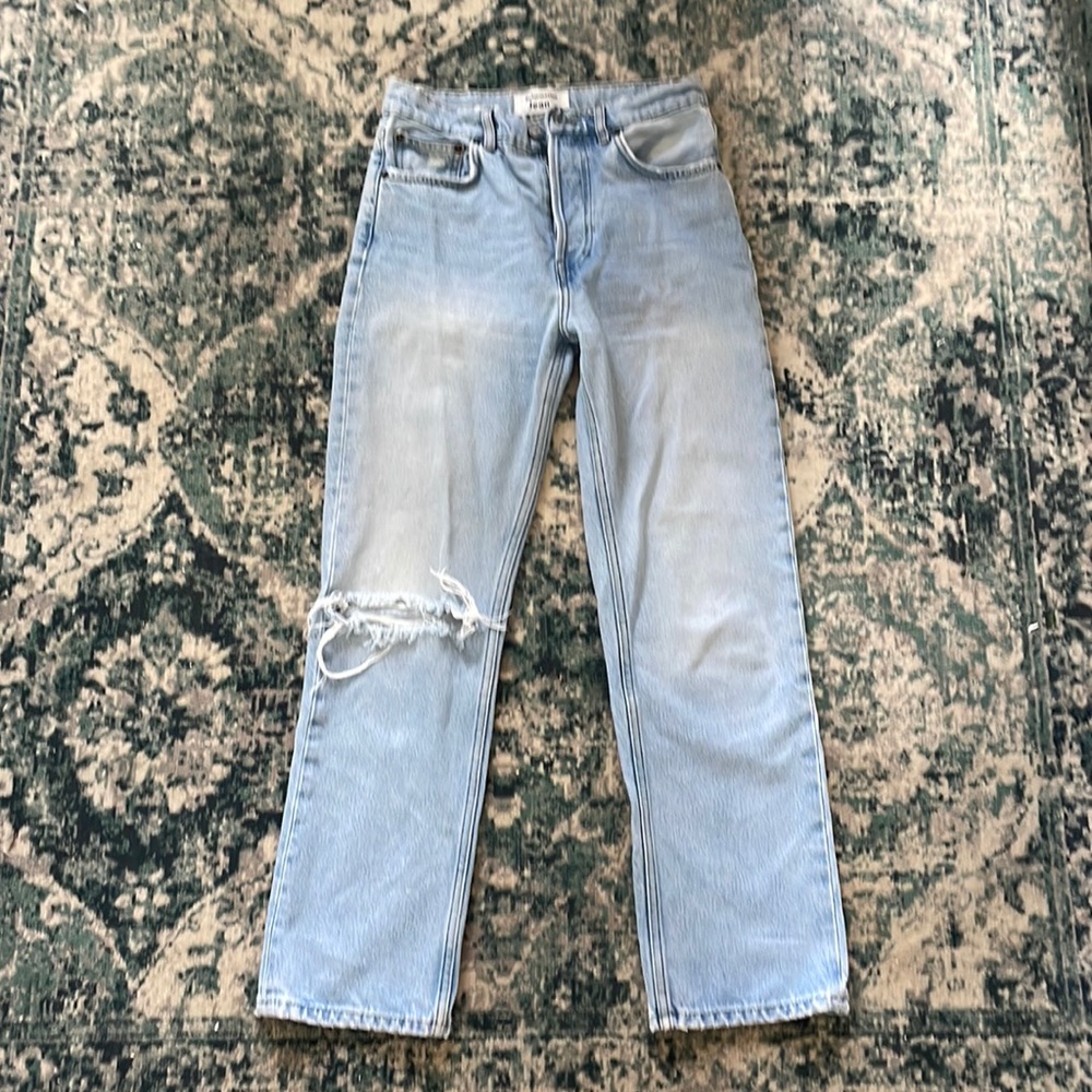 Reformation Straight Jeans Cropped